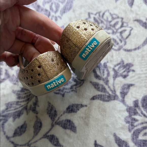 Gold Native Girl Shoes toddler 4 - Picture 4 of 4